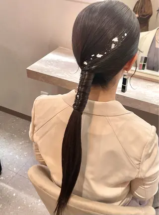 ロング エクステ＆ヘアセット Milaのヘアスタイル