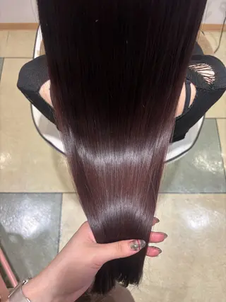 ロング カラー 透明感カラー/ くびれヘア/ユウユのヘアスタイル