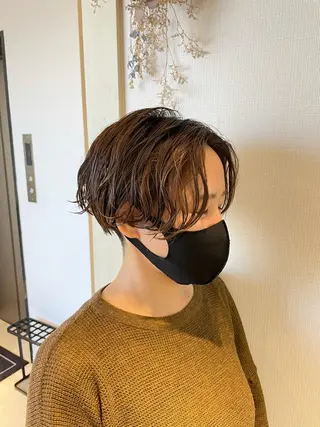 ショート パーマ IT by ALBUM八王子店のヘアスタイル