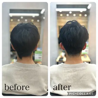 メンズ Aguhair milo森山知幸のヘアスタイル