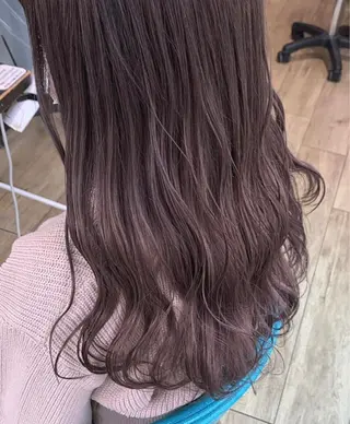 ロング カラー 暖色/まろベージュ/ シカタユウカのヘアスタイル