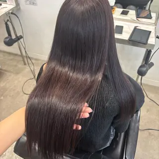 ロング カラー 髪質改善/縮毛矯正/ 暖色カラー🎀🪞のヘアスタイル