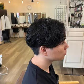 メンズ 🫟メンズパーマモデ ル募集中🫟✂藤原のヘアスタイル