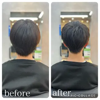 メンズ Aguhair milo森山知幸のヘアスタイル