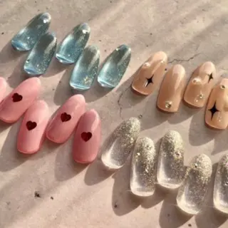 ネイル Runanail 鶴ヶ峰所属・Runanail.☽ 鶴ヶ峰　naruのネイルデザイン