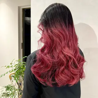 ロング カラー 🤍髪質改善➕透明感 カラー🤍川上葵のヘアスタイル