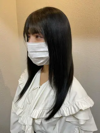 ロング カラー PUUR所属・🍒鈴木 エミリ🍒のヘアスタイル