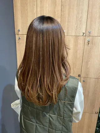 ロング 鎌取/透明感カラー /ボブ/顔まわりのヘアスタイル