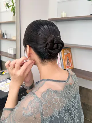 ロング ヘアアレンジ 福岡透明感カラー/ 髪質改善/ayaneのヘアスタイル