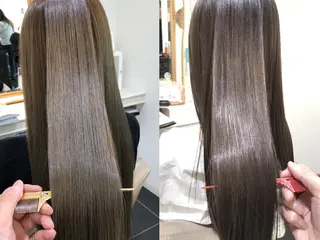 セミロング カラー ＡＳＨ 大宮のヘアスタイル