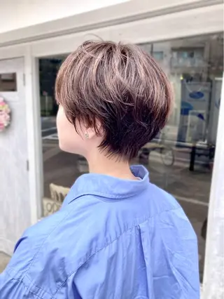 ショート 暖色カラー/レイヤー /シオリ🎀ིྀ✨のヘアスタイル