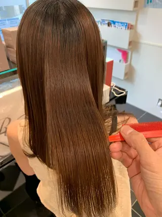 ロング 小田切 栄司のヘアスタイル