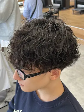 ショート パーマ メンズ 新潟メンズパーマ 新潟駅/小田拓実のヘアスタイル