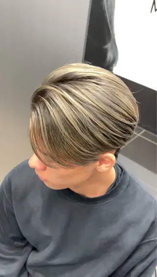 カラー メンズ HARUKI  MINATO Japan広島紙屋町店所属・hmj紙屋町店 脊戸智志のヘアスタイル