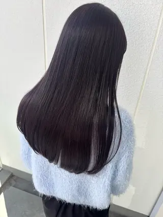 ロング 透明感カラー/ レイヤー🪽千優のヘアスタイル