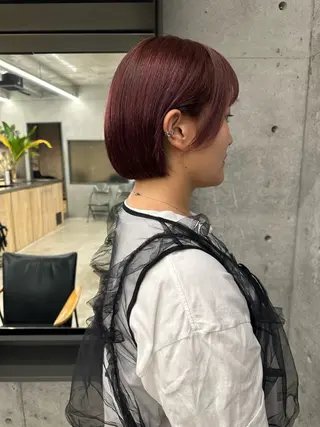 ショート ボブ/似合わせカット /ニュアンスカラーのヘアスタイル