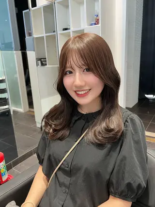 ミディアム カラー salowin神戸三宮suite所属・工藤 貫多のヘアスタイル