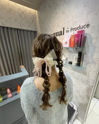 ヘアアレンジ 🖤sumire🖤 eye/men'sのマツエク・マツパデザイン