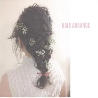 セミロング ヘアアレンジ .. meiのヘアスタイル