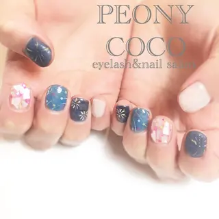 ショート ネイル マツエク・マツパ Beauty salon STELLA所属・STELLA 大西南帆のマツエク・マツパデザイン