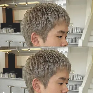 ショート カラー メンズ メンズ特化✂️ 小枝 優生のヘアスタイル