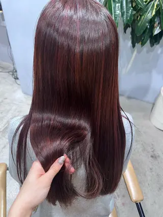 ロング カラー -さたけ たつき-のヘアスタイル