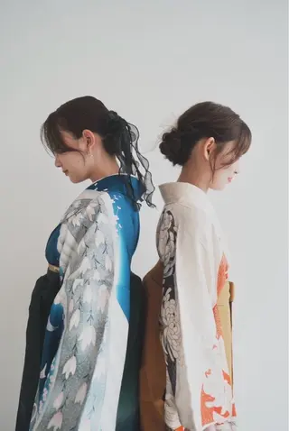 ベージュ/アレンジ /横浜/杉本千夏のヘアスタイル