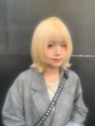 ミディアム カラー THE./ブリーチ 透感カラー/髪質改善のヘアスタイル