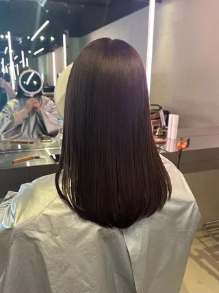 セミロング カラー 🐺ウルフオタク🐺 ハイトーン/moeのヘアスタイル