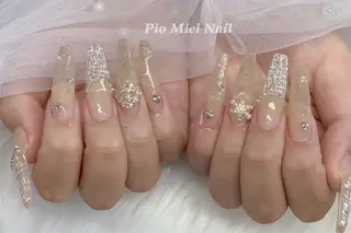 ネイル HANA 長さだしのネイルデザイン