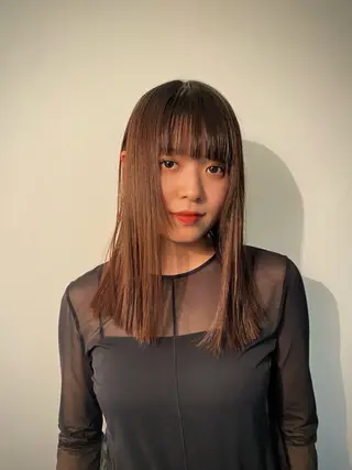 ミディアム カラー GATTACA所属・KEI gattacaのヘアスタイル