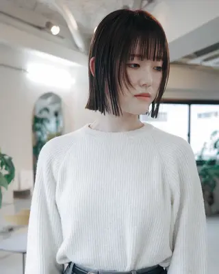 ミディアム FavyS所属・平田 りくのヘアスタイル