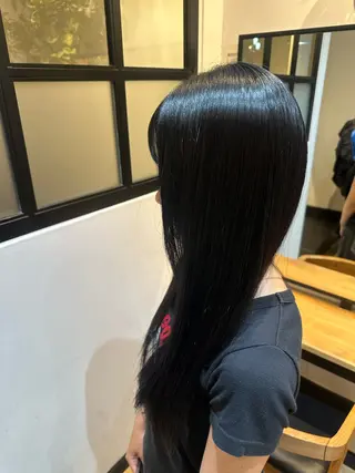 ロング weaves-SETAGAYA-所属・Luna🌙 艶カラーのヘアスタイル
