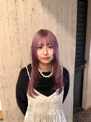 セミロング DX渋谷所属・カラー特化美容師 サトウリュウマのヘアスタイル