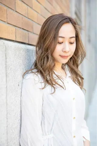 セミロング カラー 🔔支持率NO.1 🔔廣岡慶太のヘアスタイル