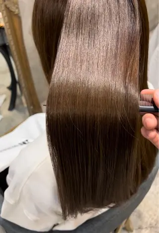 セミロング カラー パーマ 🤎カット/ブリーチ /縮毛矯正/大宮🤎のヘアスタイル