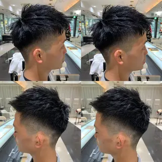 ショート メンズ 赤み消しカラー /透明感カラー 上長のヘアスタイル