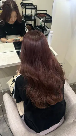 ロング 藤田 瑛のヘアスタイル