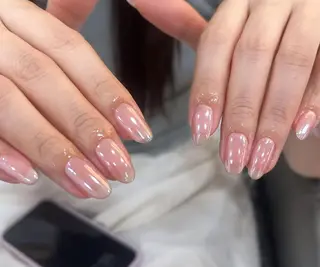 ネイル By moonネイル 🌷ワンホン/韓国風のネイルデザイン