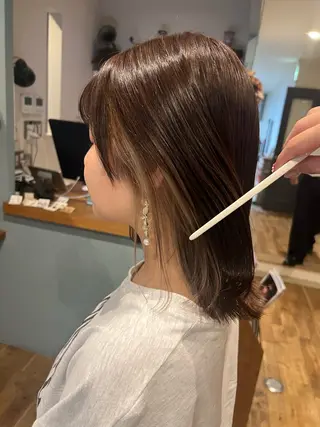 ミディアム カラー tre.甲子園口店 M A R Iのヘアスタイル