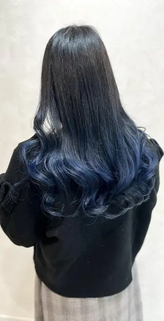 ロング カラー レディースモデル募集 鈴木健友のヘアスタイル