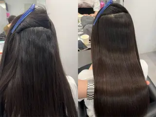 ロング 髪質改善×縮毛矯正 Core梅田　片山のヘアスタイル