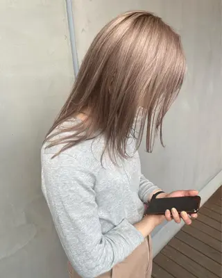 セミロング ୨୧柔らかいカラー nozomi ୨୧のヘアスタイル