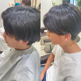 ショート パーマ メンズ メンズ縮毛・ 曲がる縮毛矯正のヘアスタイル