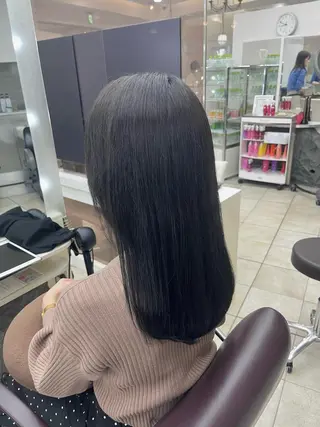 セミロング 韓国レイヤー×モテ髪 /MITSUKI🤍のヘアスタイル