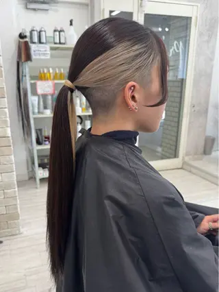 ロング 松本 聖未のヘアスタイル