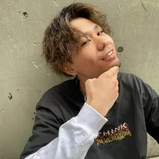 メンズ 石山 洸平のヘアスタイル