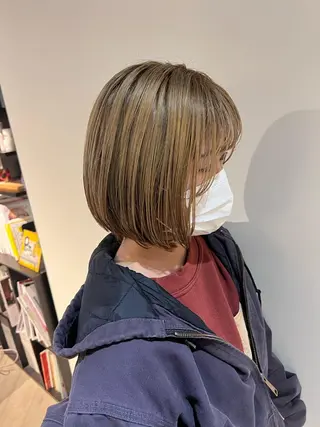 ショート 吉沢遣人/レイヤー 艶カラー/パーマのヘアスタイル