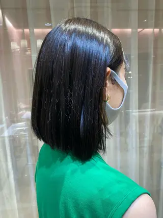 ミディアム 🦕望月渉🦕 パーマ🌪️ブリーチのヘアスタイル