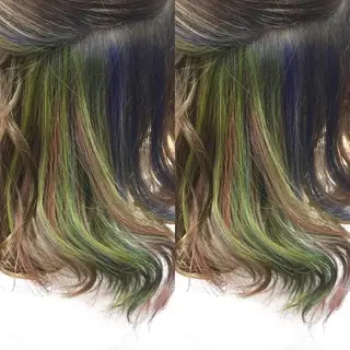 ミディアム カラー 加藤 直樹のヘアスタイル